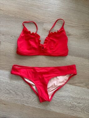 J. Crew Red Bikini